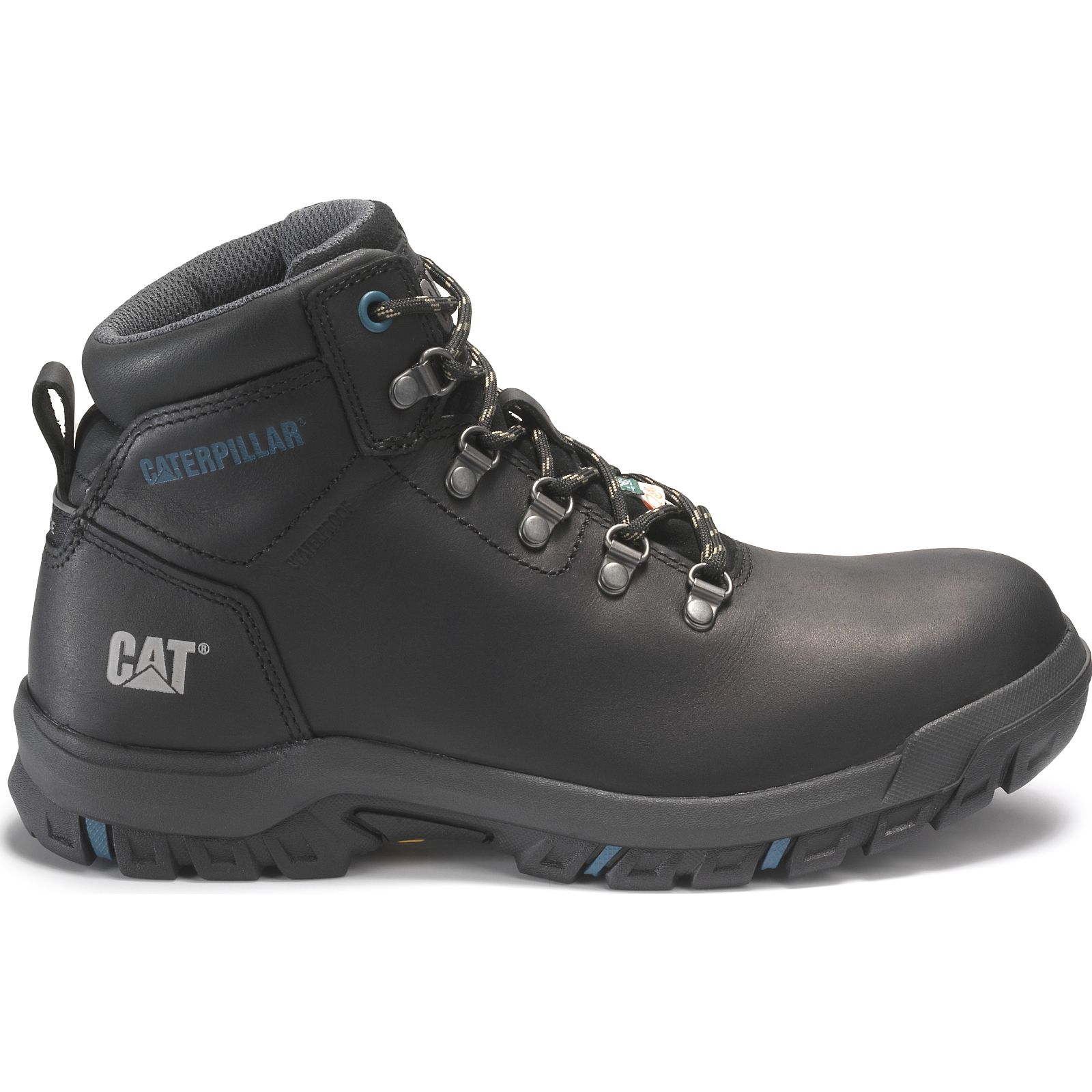 Caterpillar Mae St Waterproof Csa - Womens Work Boots - Black - NZ (437QBJSRW)